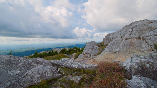 A beautiful day on Mount Monadnock, NH 