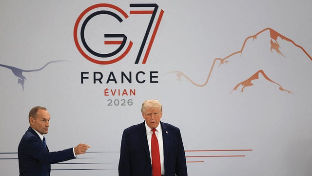 President Trump at the G7 summit in Evian, France, on June 17, 2026. 
