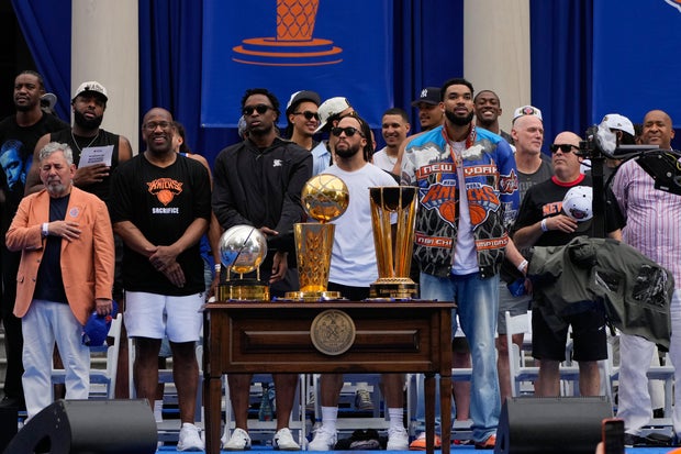 Knicks Championship Parade Basketball 