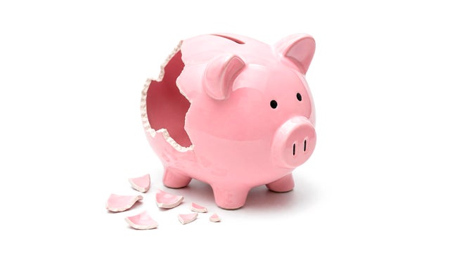Broken Piggy Bank 