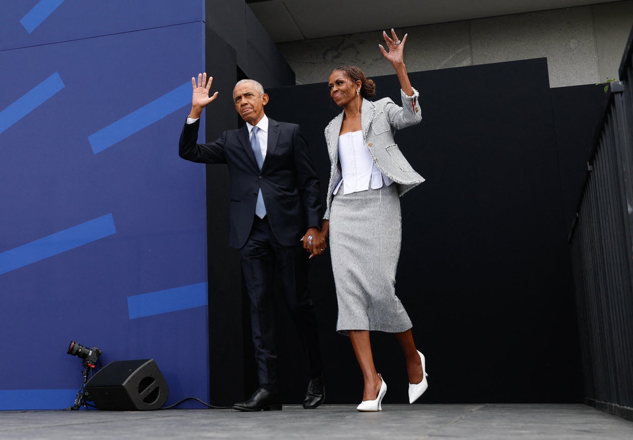 Photos show celebrations at Obama Presidential Center opening ceremony ...
