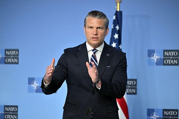 Hegseth announces review of U.S. forces in Europe, blasts "shameful" NATO allies