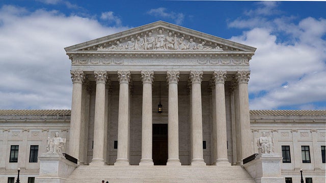 The Supreme Court building is seen in Washington, D.C., on May 4, 2026. 