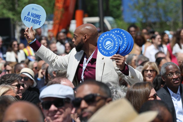 Former Presidents Gather For The Obama Presidential Center Dedication Ceremony