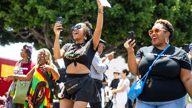 Juneteenth In Los Angeles' Leimert Park 