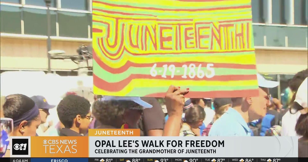 Opal Lee's Juneteenth Walk For Freedom happening Friday morning in Fort ...