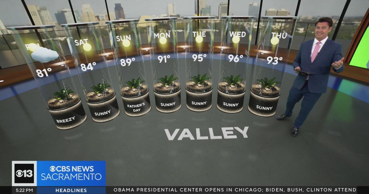Thursday evening weather forecast - June 18, 2026 - CBS Sacramento