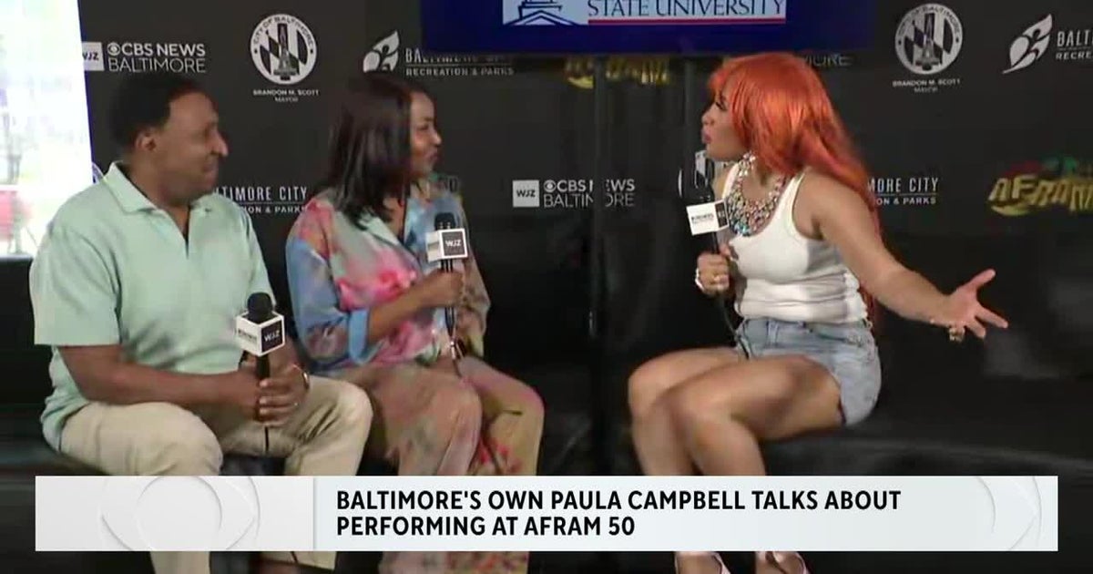 Paula Campbell sits down with WJZ before taking the stage at AFRAM