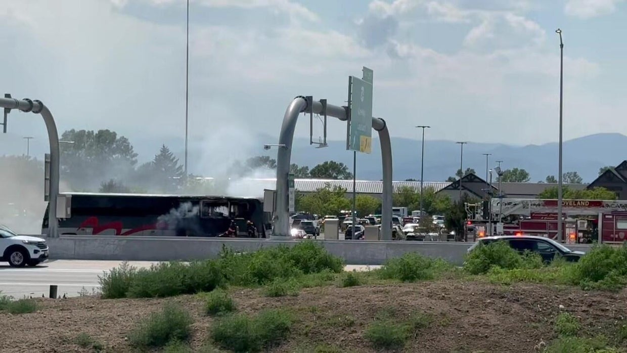 California junior bugle corps bus catches fire on I-25 in Northern ...