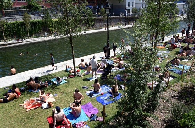 40 drowning deaths reported in France as Europe swelters in heat wave