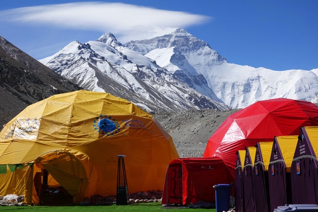 Base Camp On North Slope Of Mt. Qomolangma Not Affected By COVID-19