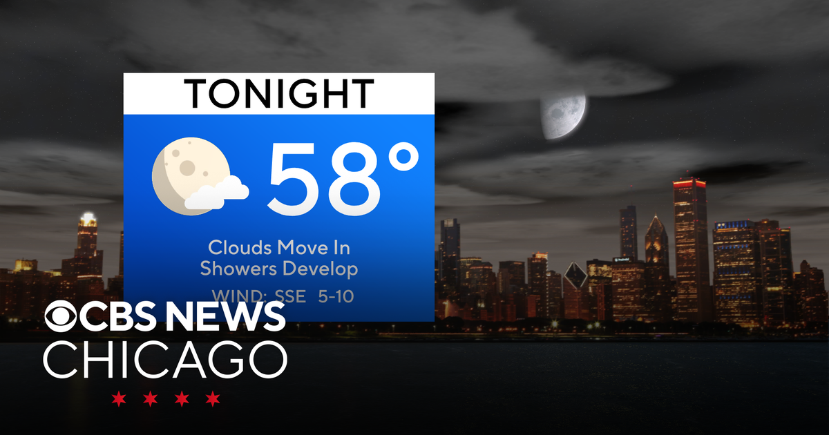 Chicago Weather: Sunny day gives way to night showers