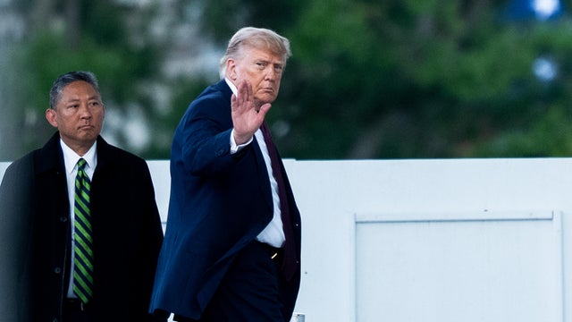President Trump arrives at the White House on June 23, 2026. 
