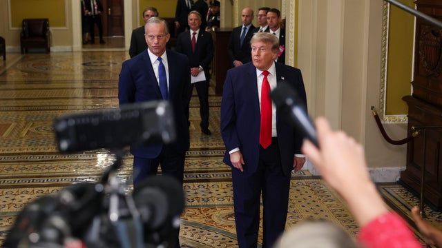 President Trump speaks at a campaign event at Mack Trucks in Macungie, Pennsylvania, on Tuesday, June 23, 2026. 