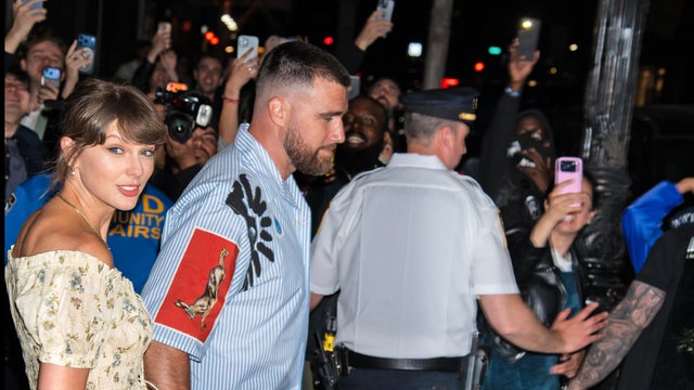 Taylor Swift and Travis Kelce 
