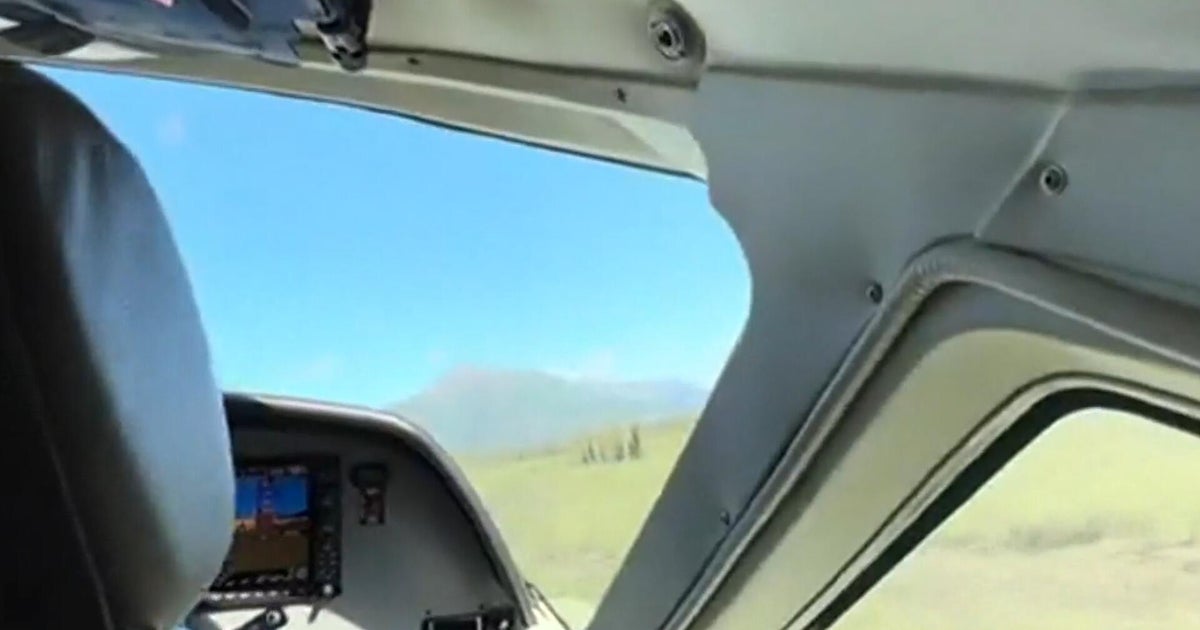 Video from inside plane shows crash in Alaskan wilderness