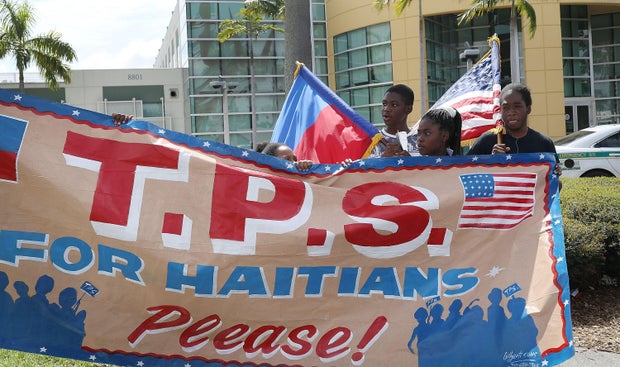 Immigration Activists Hold Rally Urging DHS To Renew Temporary Protected Status For Haitian Immigrants