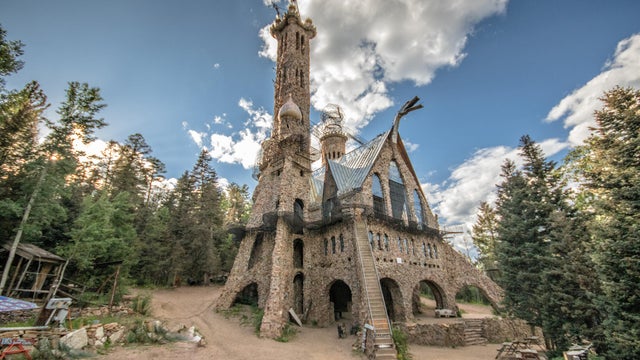 Bishop's Castle in San Isabel National Forest near Pueblo Colorado 