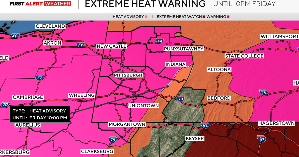Extreme heat warning in effect for most of Pittsburgh area through ...