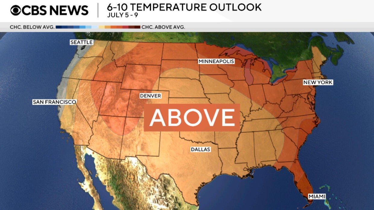 Heat dome to scorch major U.S. cities this week. Maps show the forecast ...