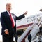 Trump takes his first ride aboard a luxury new Air Force One gifted by Qataris