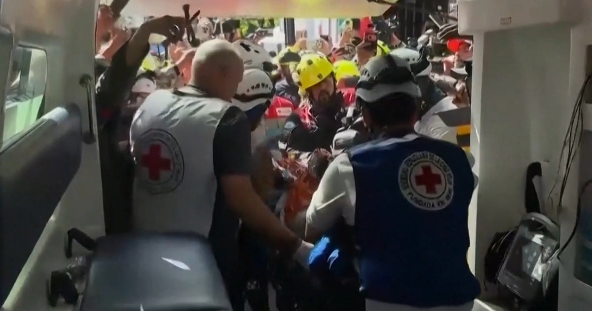 Rescue workers save security guard from Venezuela rubble
