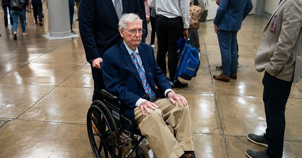 Mitch McConnell says he's been discharged from rehab