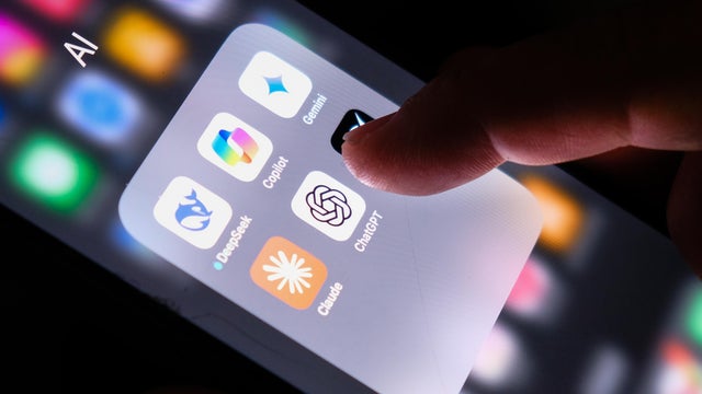 Artificial Intelligence icons internet AI app application 