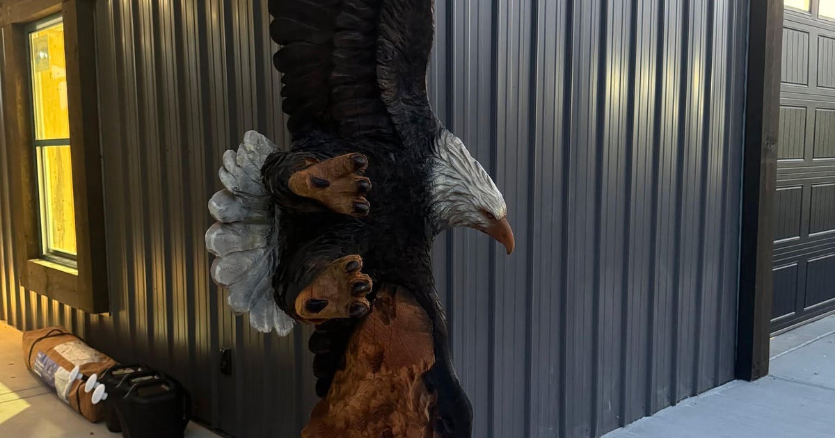 cbsnews.com - Dan  Raby - Deputies searching for large eagle statue stolen from Catoosa County farm market