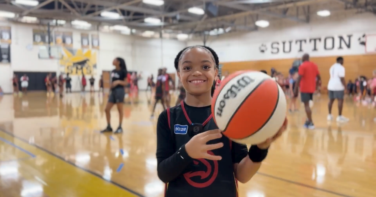 cbsnews.com - Kaley  Fedko - At Atlanta Hawks' Lady Ballers Summer Camp, young girls learn basketball and life skills