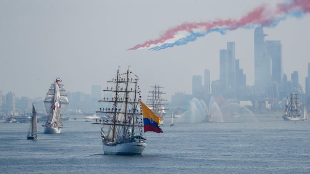 NYC Gets A Parade of Historic Military Ships To Mark America 250 