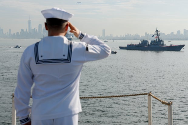 NYC Gets A Parade of Historic Military Ships To Mark America 250 