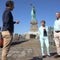 Who were the last residents of Liberty Island?