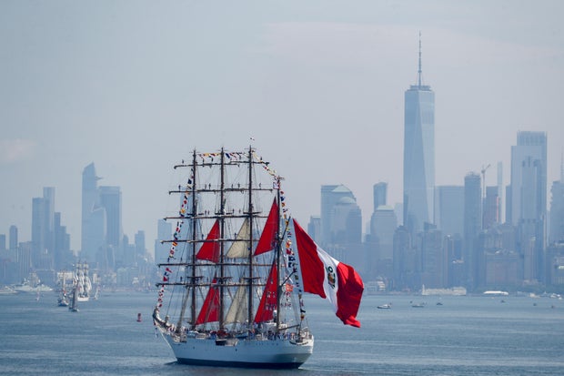 NYC Gets A Parade of Historic Military Ships To Mark America 250 