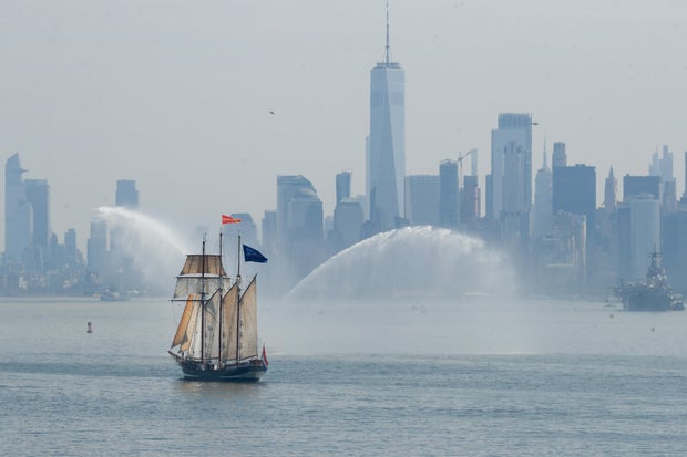 NYC Gets A Parade of Historic Military Ships To Mark America 250 