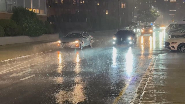 Heavy rain in Philadelphia on July 4 