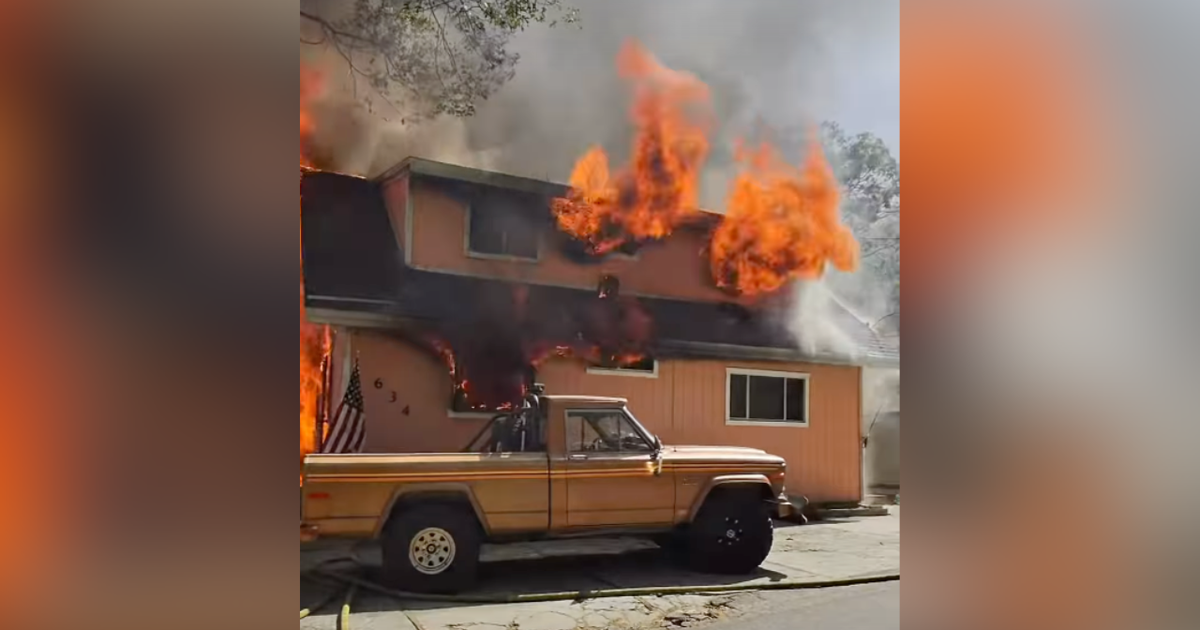 Suspect arrested after Crestline home erupts in flames during Fourth of July parade