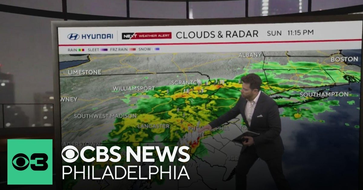 Tracking strong storms in Philadelphia region overnight into Monday, flash flooding possible