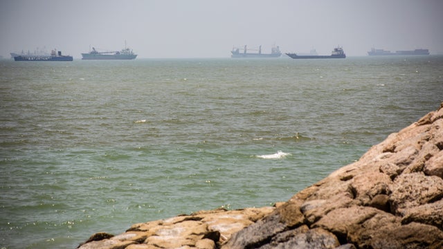 Vessel activity in the Strait of Hormuz 