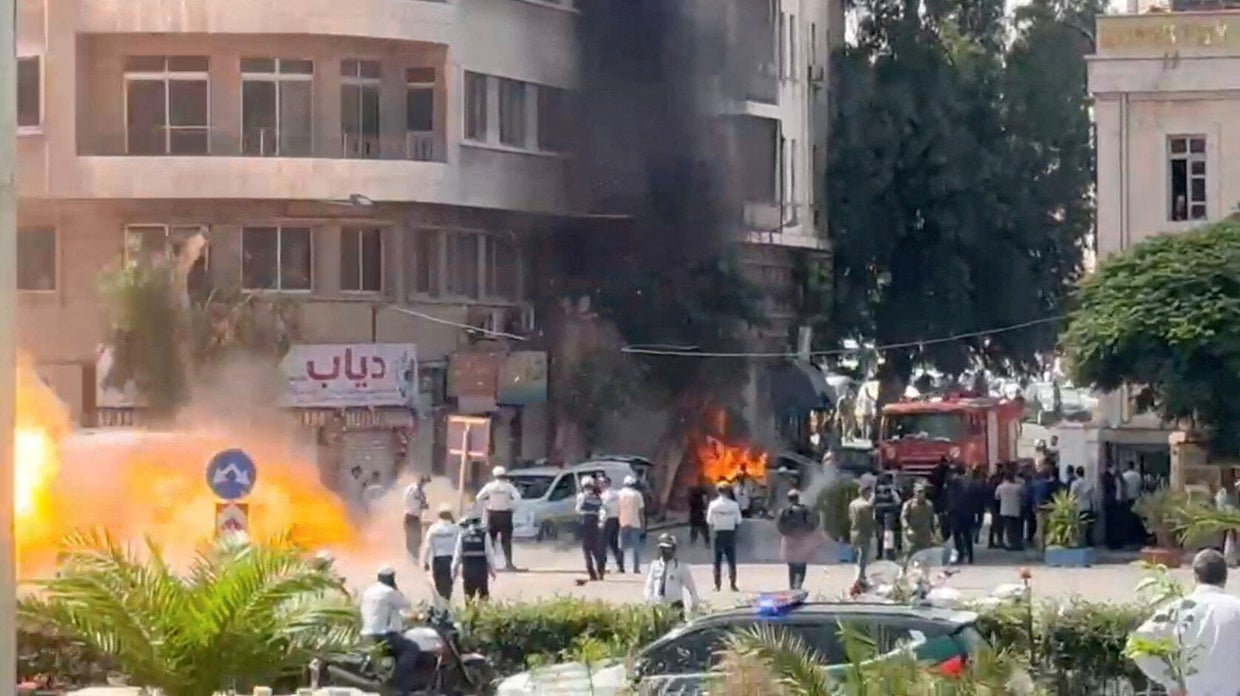 French President Emmanuel Macron safe after bomb blasts near his hotel in Damascus