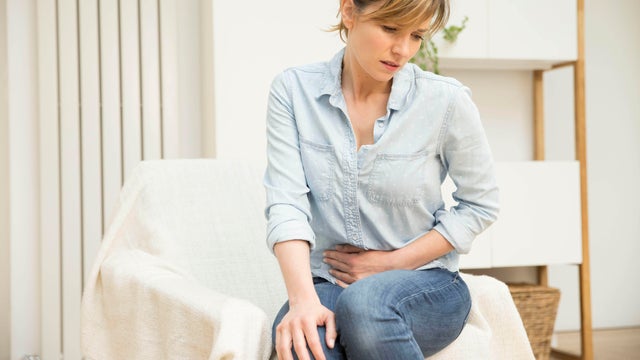 WOMAN WITH ABDOMINAL PAIN 
