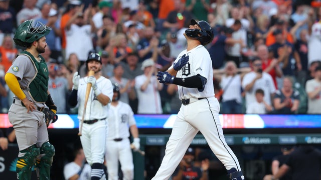 Athletics v Detroit Tigers 
