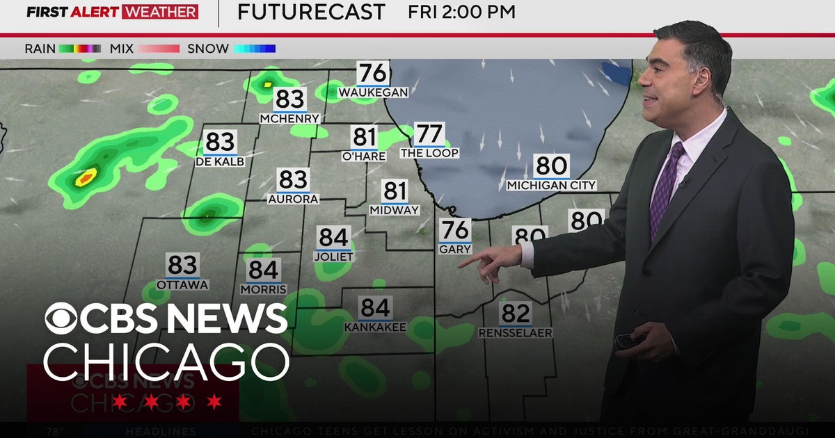 Chicago Weather: Cooler by the lake Friday