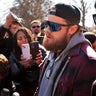 Proud Boys Members Speak To The Media Outside US Capitol Building 