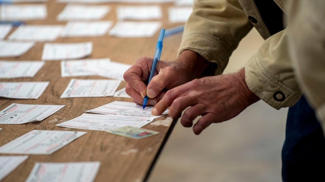 Michigan Residents Cast Ballots For 2024 US Presidential Election 