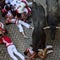 Bull gores runner in the face at Spain's San Fermin bull run festival