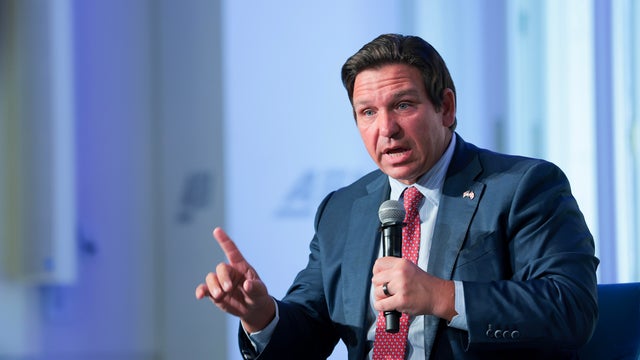 Florida Governor Ron DeSantis Speaks The American Enterprise Institute In Washington, DC 