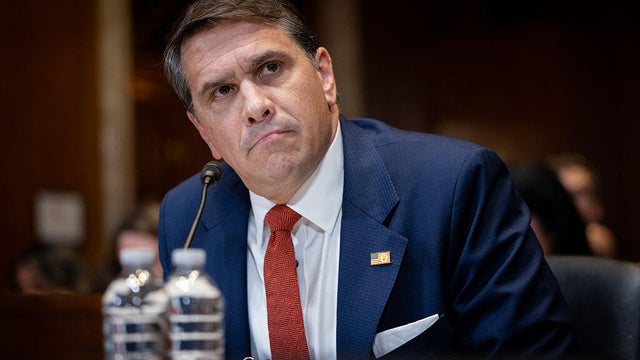 Acting Attorney General Todd Blanche testifies at a Senate Appropriations subcommittee hearing at the Dirksen Senate Office Building in Washington, D.C., on May 19, 2026. 