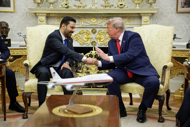 U.S. President Trump meets with Iraqi PM Ali al-Zaidi in Washington
