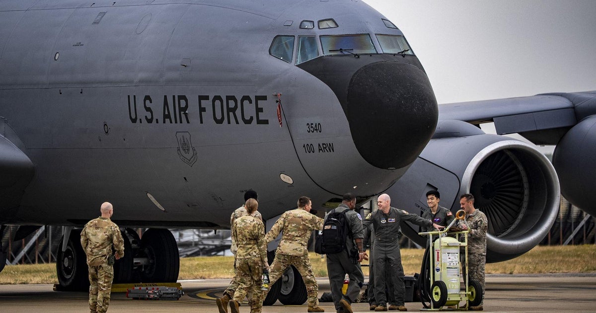 The midair refueling pilots that keep U.S. military operations going around the world